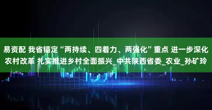 易资配 我省锚定“两持续、四着力、两强化”重点 进一步深化农村改革 扎实推进乡村全面振兴_中共陕西省委_农业_孙矿玲